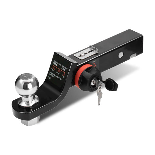 Anti-rattle Trailer Hitch Ball Mount (with Gap Elimination System)