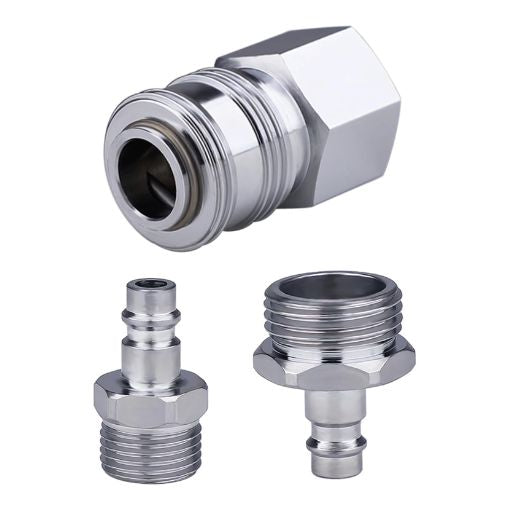 Metal RV Exterior Quick Connector Hose Fitting Adapters