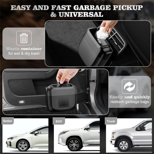 Car Mini Garbage Bin