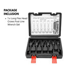 Long Flex Head Crows Foot Line Wrench Set