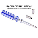 CATV Cable Locking Terminator