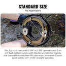 Trailer Axle Self-Adjusting Electric Brake Kit