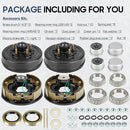 Trailer Axle Self-Adjusting Electric Brake Kit