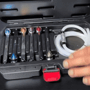 Brake Bleeding Wrench Set with Non-Return Check Valve