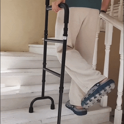 20-Level Adjustable Stair Climbing Assist Cane