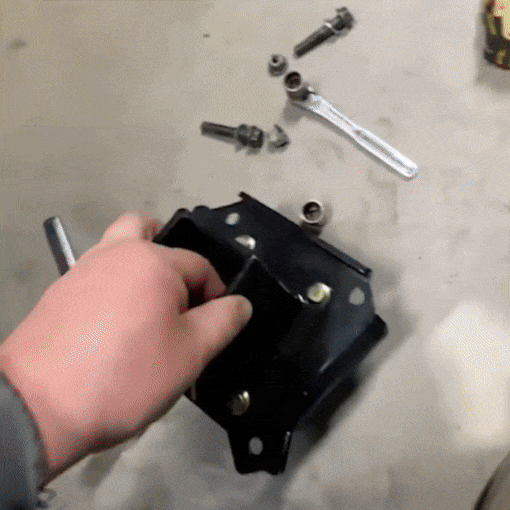 Bolt-on 2" UTV Rear Receiver Hitch Plate (for Polaris)