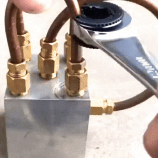 Ratcheting Open-end Brake Line Wrench Set