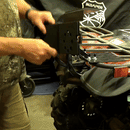 ATV UTV Universal Saw Press Chainsaw Bracket