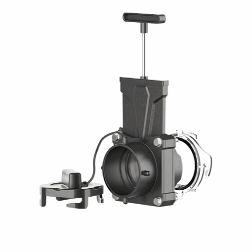 RV Sewer Gate Valve with Shut Off Valve and Leak-proof Cap