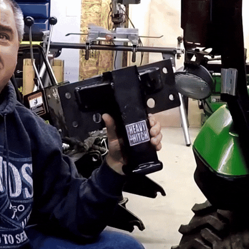 Bolt-on Rear Hitch Receiver for Sub-Compact Tractors