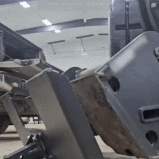 Skid Steer Mount Plate with 2" Hitch Receiver