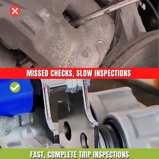 Air Operated Brake Caliper Quad Piston Compressor Tool