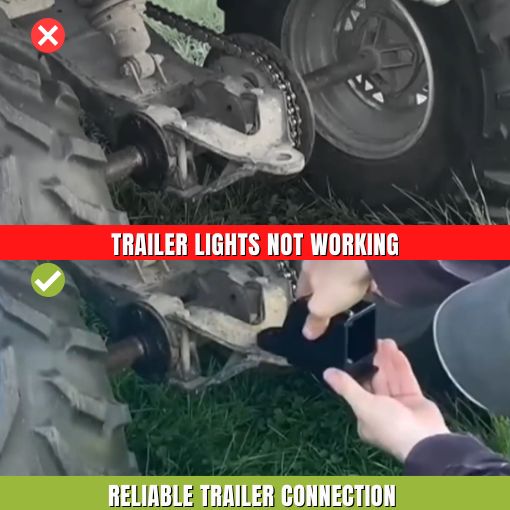Bolt-on ATV/UTV 2-inch Hitch Receiver Adapter