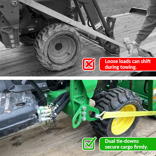 Tractor Dual Tie Downs