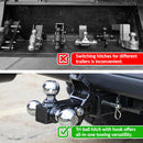 Tri-Ball Truck Hitch With Pintle Hook