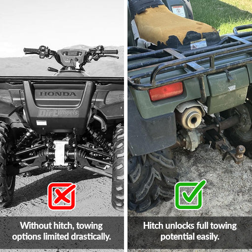 ATV 2-Inch Rear Receiver Hitch