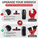 AN Fittings Wrench with Non-Marring Protective Clamp