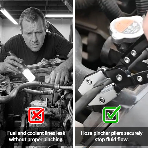 Automatic Locking Ratcheting Hose Pinch Off Pliers Set
