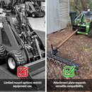 Mini Skid Steer Receiver Hitch Mount Plate