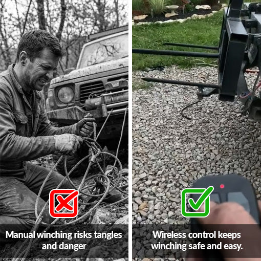 12V Recovery Wireless Winch Remote Control Kit