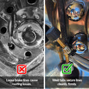 Bolt-on Mounting Hole 3/16" Brake Line Tabs