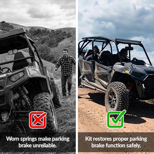 ATV UTV Spring Parking Brake Accessories Kit