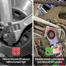 12-in-1 Interchangeable Metric Flex Head Ratchet Wrench