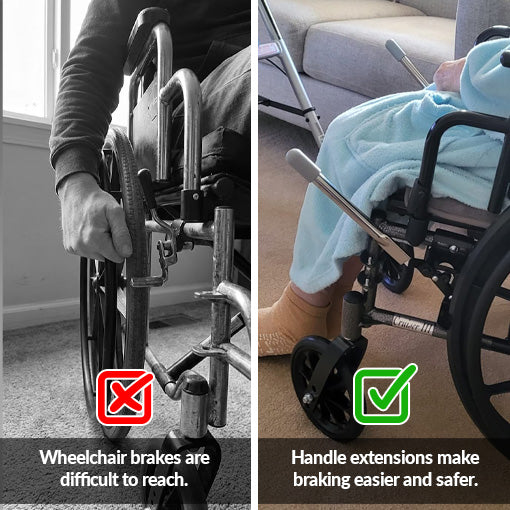 Wheelchair Brake Extenders