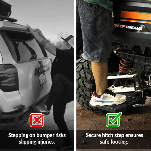 Heavy Duty UTV Hitch Step
