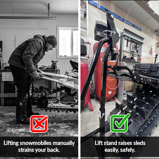 Snowmobile Lever Lift Stand
