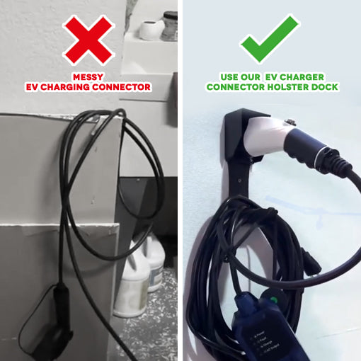 EV Charger Connector Holster Dock