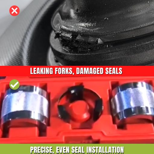 Motorcycle Adjustable Fork Seal Driver Tool 39mm-50mm