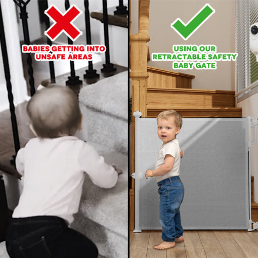 Retractable Safety Baby Gate