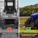 Skid Steer Mount Plate with 2" Hitch Receiver