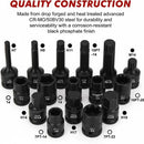 1/2" Drive Impact Brake Caliper Socket Set