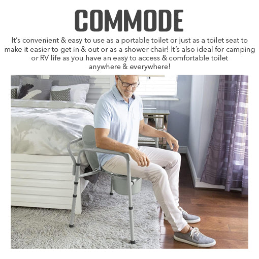 3-in-1 Bedside Commode Chair