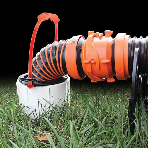 3-in-1 RV Sewer Hose Adapter & Drain Seal