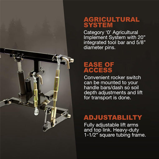 ATV UTV Heavy-Duty 3-Point Hitch System