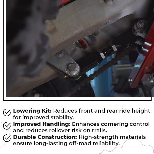 ATV Adjustable Front Rear Lowering Kit
