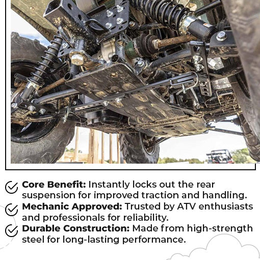 Universal ATV Independent Rear Suspension Lockout
