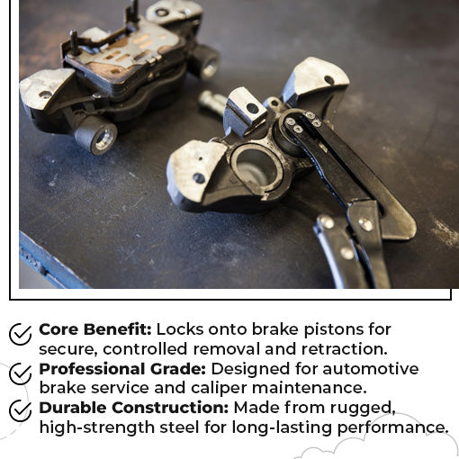 Brake Piston Removal Locking Pliers