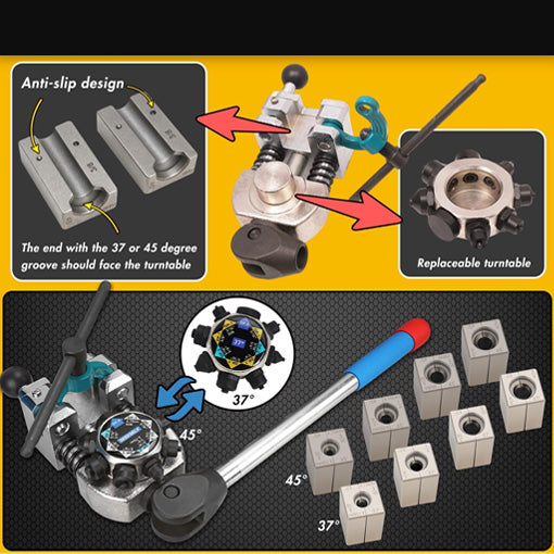 3-in-1 Brake Line Flaring Tool Kit