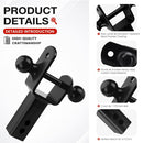 3-in-1 ATV/UTV Dual Ball Trailer Hitch