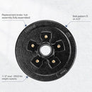 Trailer Axle Self-Adjusting Electric Brake Kit