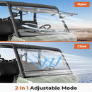 Bolt-On UTV Flip Front Windshield