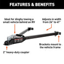 Universal Car RV Tow Bars (for Flat or Dinghy Towing)