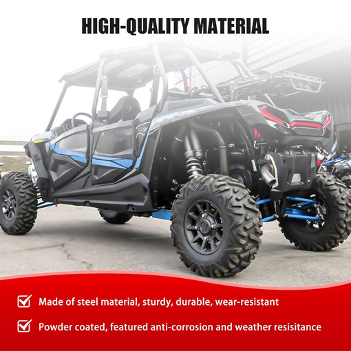 Bolt-on 2" UTV Rear Receiver Hitch Plate (for Polaris)