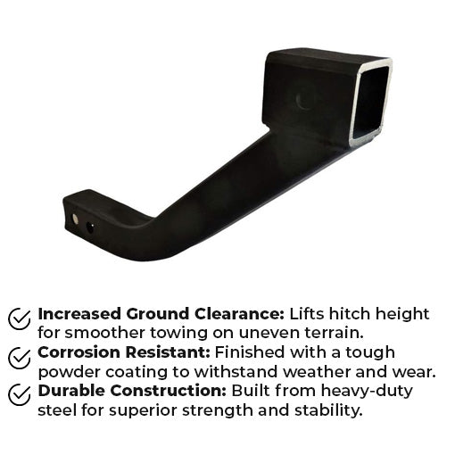 Heavy Duty ATV/UTV Receiver Hitch Riser