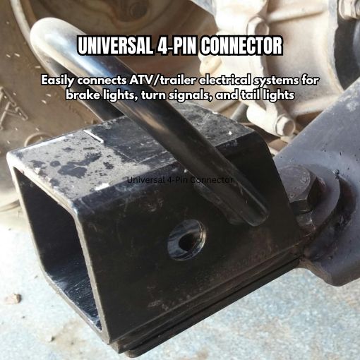 Bolt-on ATV/UTV 2-inch Hitch Receiver Adapter