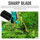Grass Whip With Double-Edged Serrated Blade